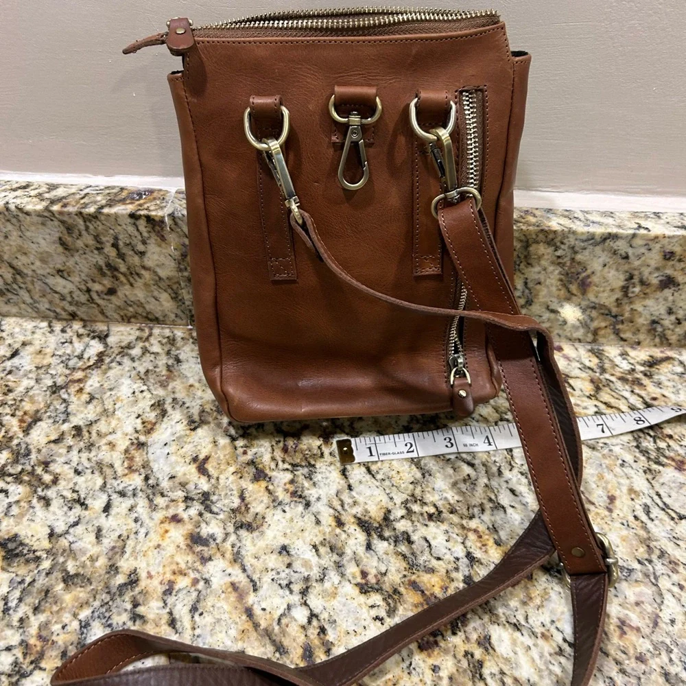 Men’s INCA Expert Travel Tan Leather Messenger Crossbody Bag for Men-gorgeous